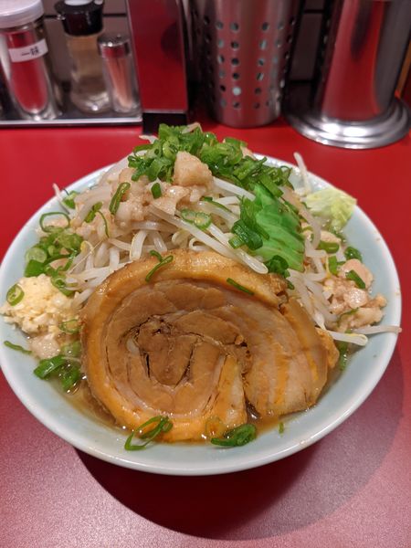 「濃厚ラーメン全部増し」@豚らーめん ミドリカワの写真