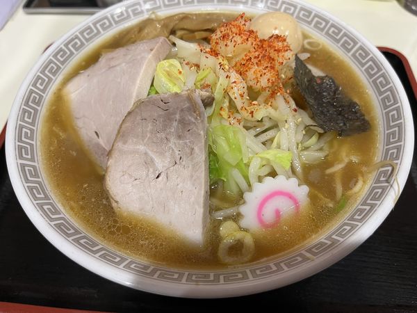 「中華そば(小)700円 野菜120円 麺カタメ」@所沢大勝軒の写真