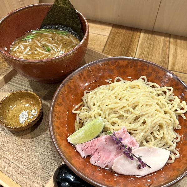 「昆布水の味噌つけ麺」@味噌らーめん 柿田川ひばり 恵比寿本店の写真