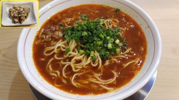 「【限定】辛味噌ノスタルジー￥800・鬼あさり茸￥100」@中華そば すばる食堂の写真