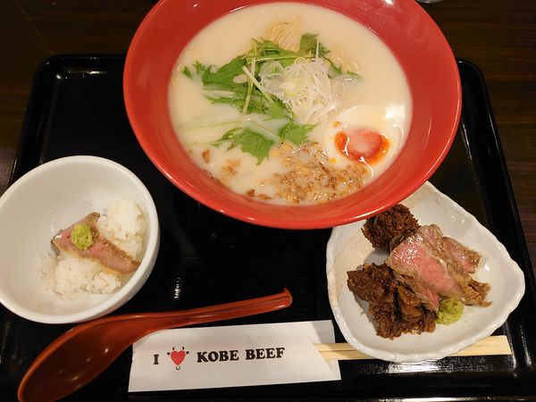 「神戸牛×白湯（塩）」@八坐和の写真