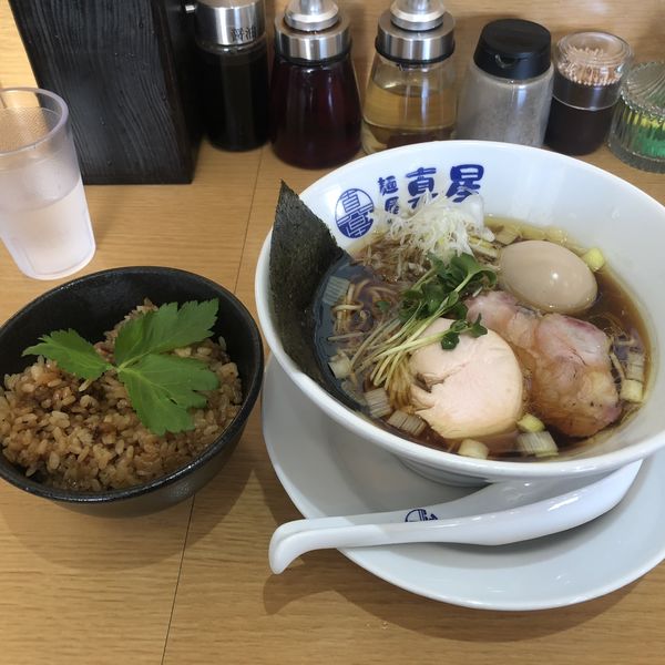 「【限定】秋田県からお越し頂いた比内地鶏さん 1.100円」@麺屋 真星の写真