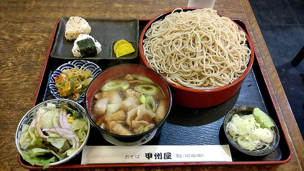 「『肉せいろ(¥750)』」@そば処 甲州屋の写真