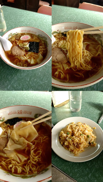 「『ワンタンメン+チャーハン(¥600+550)』」@ホクシンケンの写真