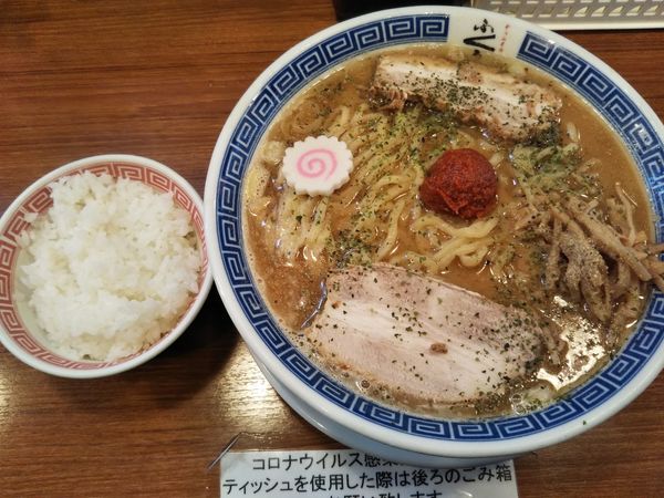 「辛味噌ラーメン」@からみそラーメン ふくろう 八事店の写真