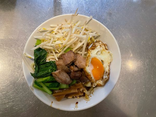 「汁なし」@つけ麺・汁なし専門店 R 中村店の写真