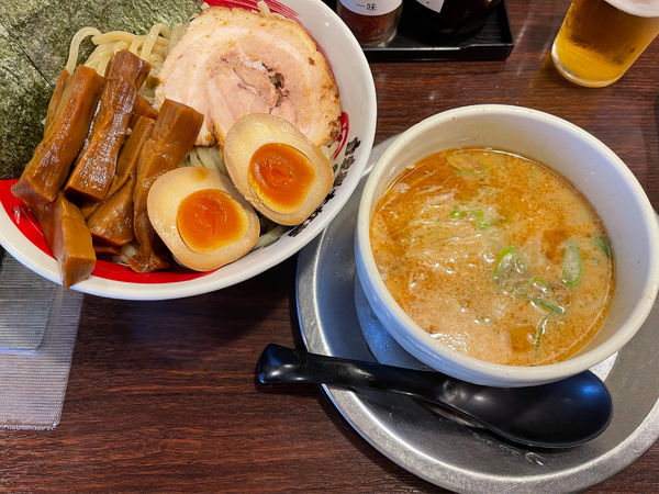 「特つけ麺」@自家製太打麺 勢拉 稲毛店の写真