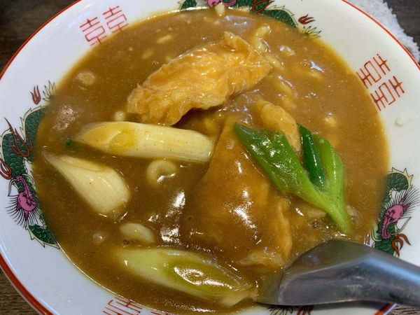 「カレーラーメン中盛り」@中華そば専門 白華楼 名駅店の写真