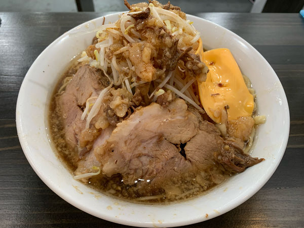 「ラーメン200g+チーズ」@夢を語れ 千葉の写真