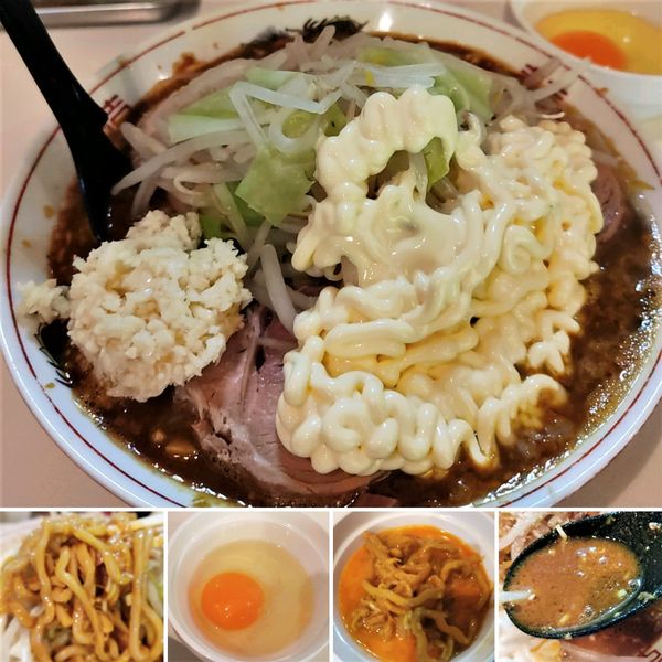 「スープカレーそば(2/5/6)＋麺チェンジ＋マヨ＝970円」@麺家ぶんすけの写真