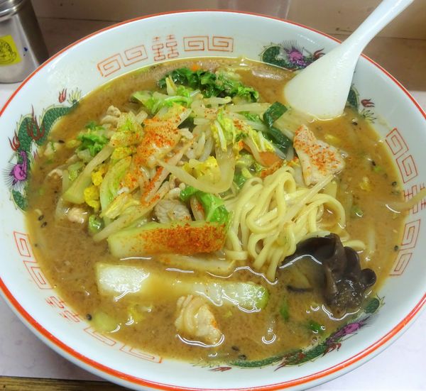 「みそラーメン（580円）」@岐阜屋の写真