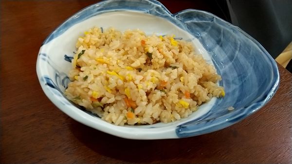 「半炒飯」@豚骨らーめん道の写真