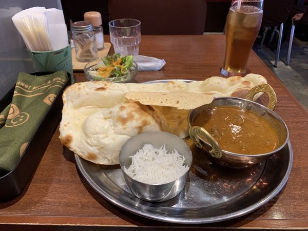 「ランチＡセット（750円）」@インドダバの写真