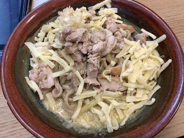 「[限定]F系カルボナーラ　+  チーズ」@ハイパーファットンの写真