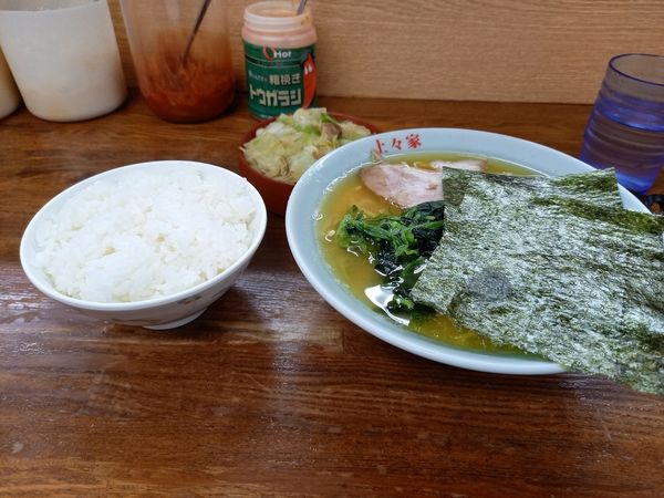 「ラーメン」@横浜家系ラーメン上々家の写真