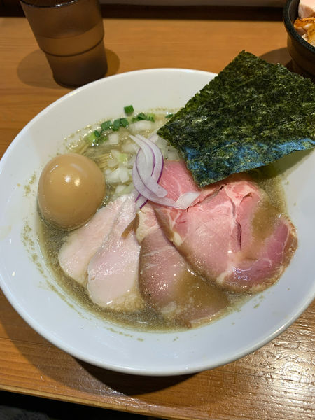 「特製濃厚そば　限定そば」@亀戸煮干中華蕎麦 つきひの写真