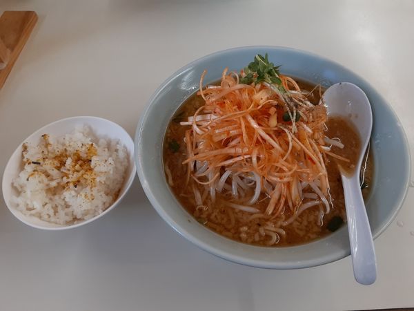 「ねぎ味噌ラーメン」@くるまやラーメン 松本渚店の写真