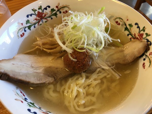 「赤魂 (辛味噌付き塩ラーメン)」@喜多方ラーメン 喜一の写真