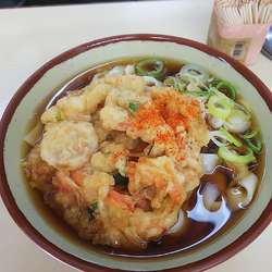 天ぷらきしめん