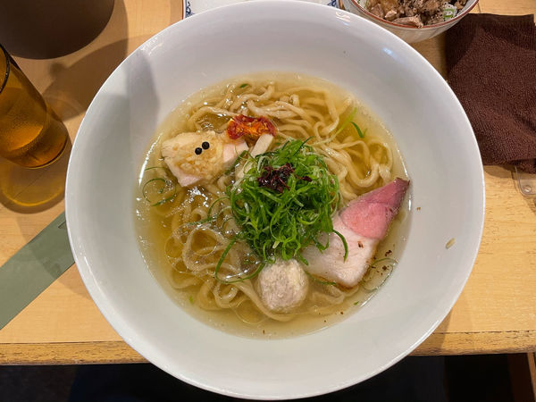 「塩そば（手揉み麺）」@饗 くろ㐂の写真
