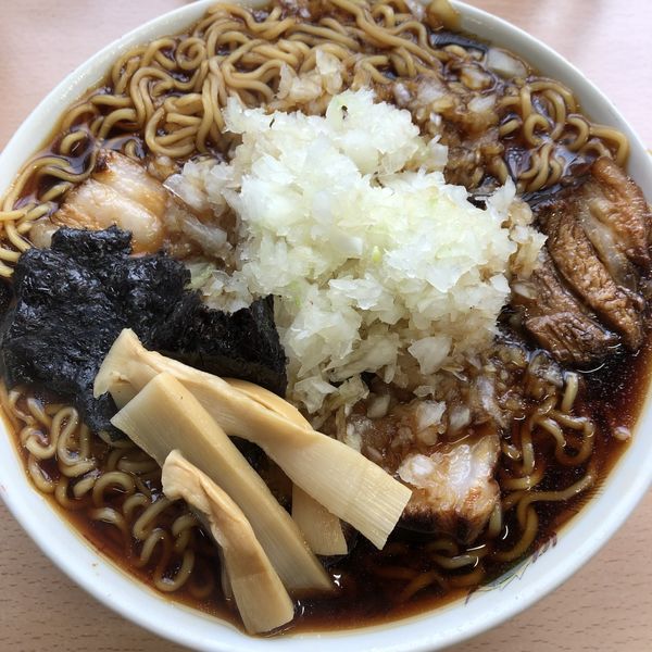 「ラーメン＋薬味¥900」@梅乃家の写真