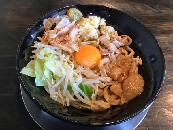 「まぜそば 小」@豚のオオモリ製作所の写真