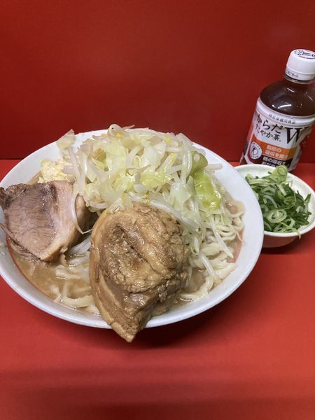 「ラーメン・多め・九条ねぎ（８８０円）」@ラーメン二郎 京都店の写真