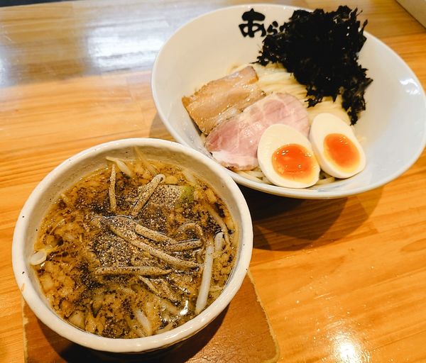 「コショーヤサイつけ麺【期間限定】」@ニボチャチャ！！ラーメン あらき軒の写真