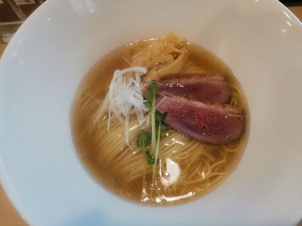 「淡麗鴨中華そば　白醤油」@鴨麺処 和の写真