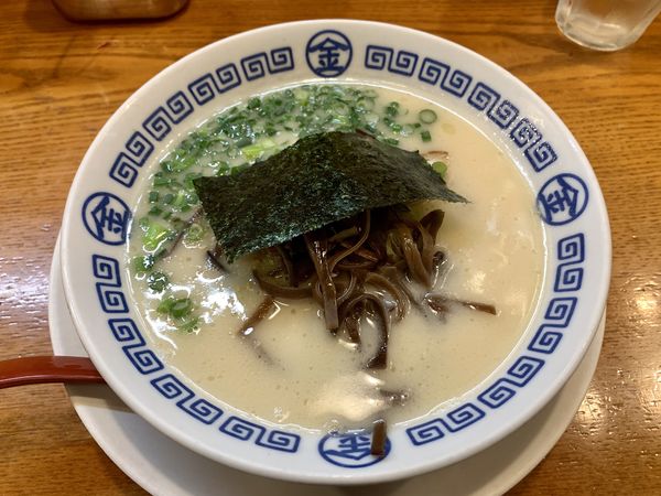 「まるきんラーメン720円」@博多まるきんラーメン 白金店の写真