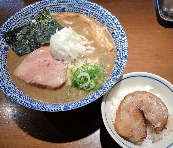 「真空そば（840円）、ご飯（130円）」@喜元門 本店の写真
