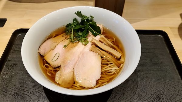 「鶏醤油」@超純水採麺 天国屋の写真