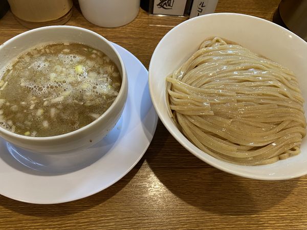 「鶏白湯塩つけ麺こってり 900円」@中華そば 桐麺 総本店の写真