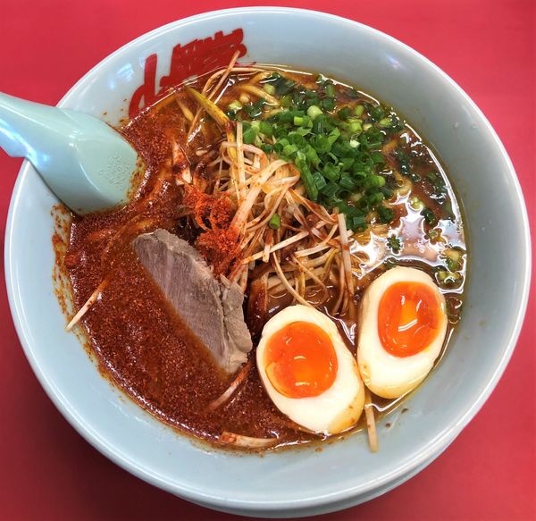 「ウルトラ激辛ラーメン」@山岡家 越谷レイクタウン店の写真