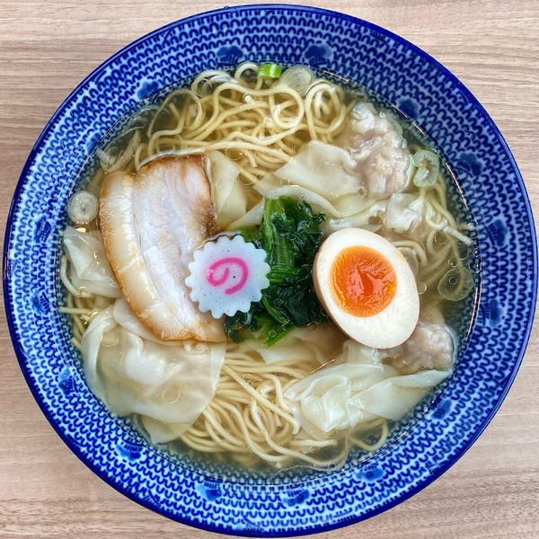 「鶏だし肉雲呑麺 塩 ランチセットA ¥880円」@ワンタン屋 今福商店の写真