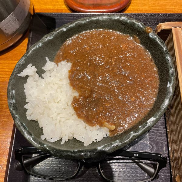 「和風カレー（セットメニュー）」@蕎麦 冷麦 嵯峨谷 秋葉原店の写真