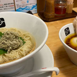 特製鶏つけそば、和え玉