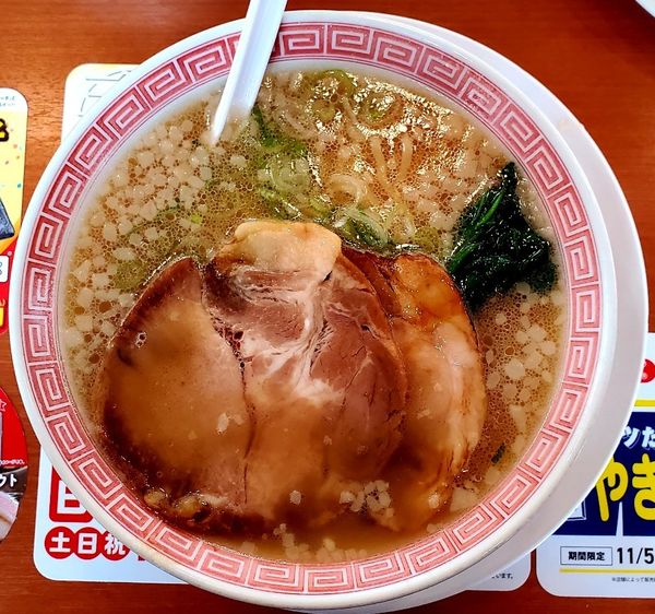 「「平田牧場Wチャーシューめん」」@幸楽苑 アルプス通り店の写真