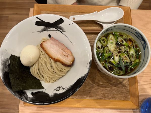 「ホロホロ南蛮つけ蕎麦・麺少なめ(味玉付き) 900円」@中華蕎麦 時雨の写真