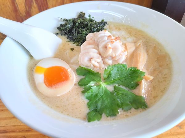 「真鯛の濃厚白子らーめん」@中華そば よしかわの写真