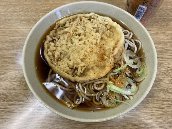 「天ぷらそば(450円)」@都そば 京成高砂駅店の写真