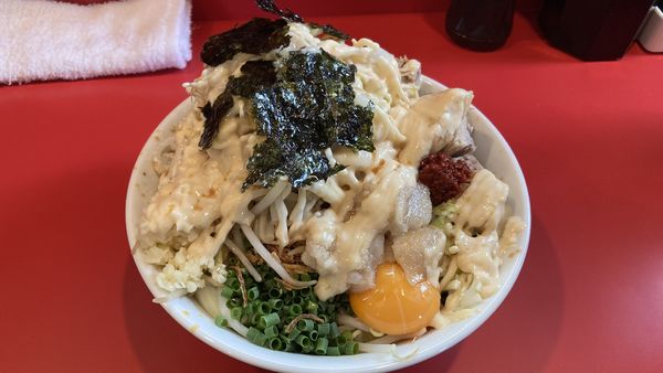 「中まぜそば 豚1枚」@ラーメン千乃介の写真