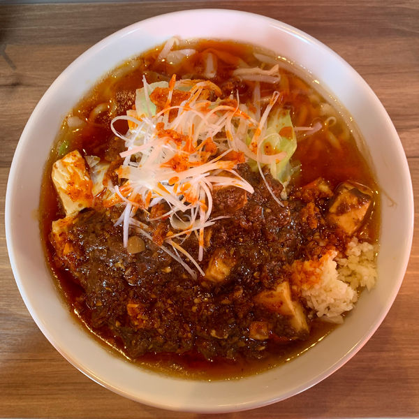 「【限定】閻魔麻婆麺」@閻魔羅闍 鶴見本店の写真