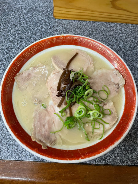 「チャーシューメン（850円）＋替え玉（150円）」@来々軒 北方店の写真