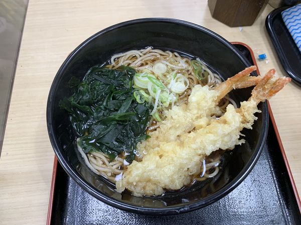 「海老天そば(550円)」@名代 箱根そば 海老名東口店の写真