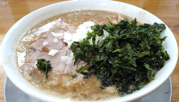 「【朝】限定：中華そば 味噌+バラ海苔」@中華そば136の写真