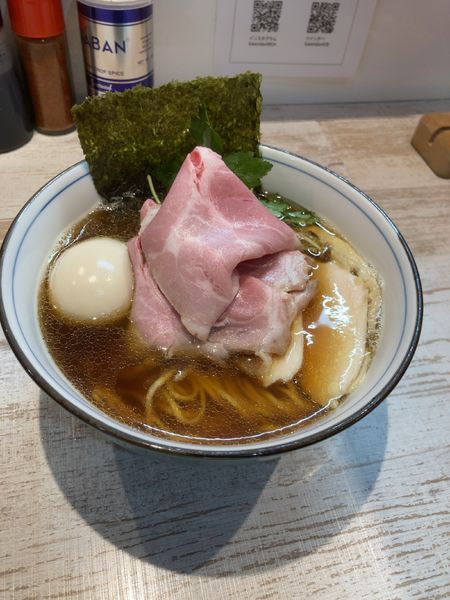 「特製煮干しそば　1150円」@中華そば 四つ葉の写真