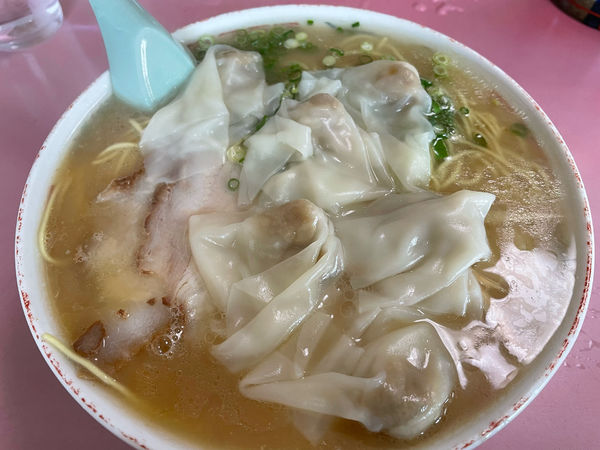 「ワンタンメン (大)」@一九ラーメン 糟屋店の写真