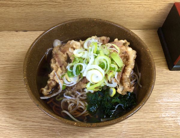 「げそ天そば（470円）」@めん庵の写真