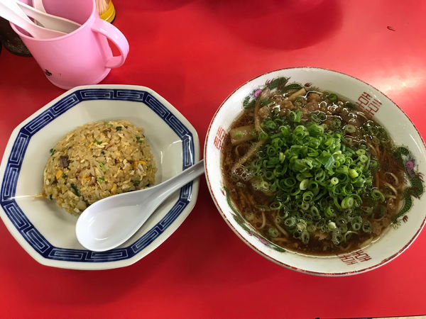 「ネギセット（ネギそばと焼めし）」@朱華楼 川口店の写真